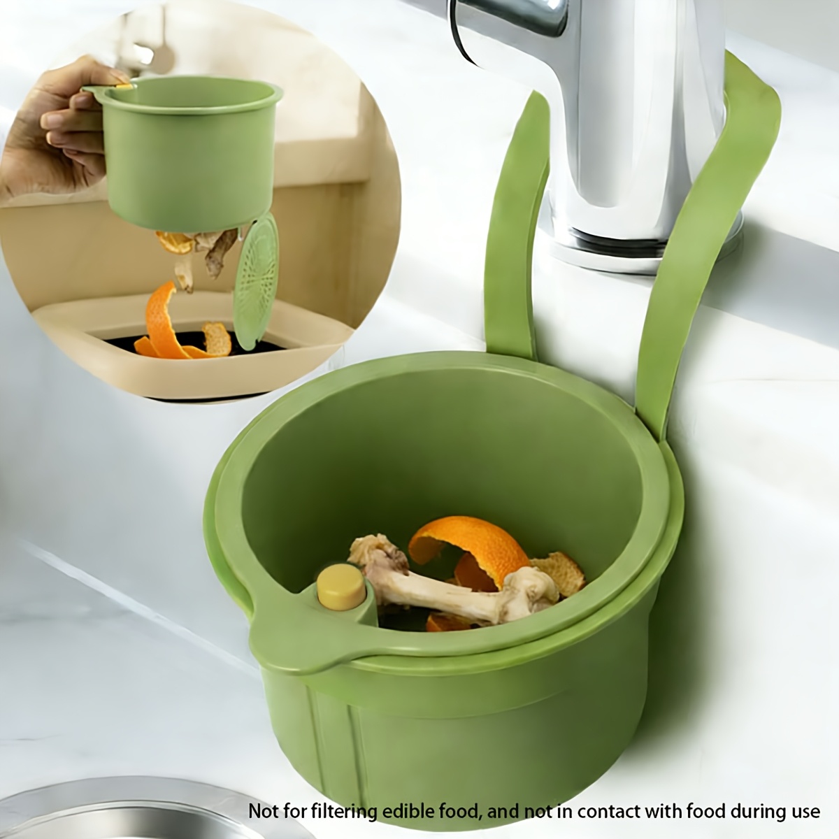 Cesta portátil para colgar en  - Commercial Kitchen Bin reseña y precio